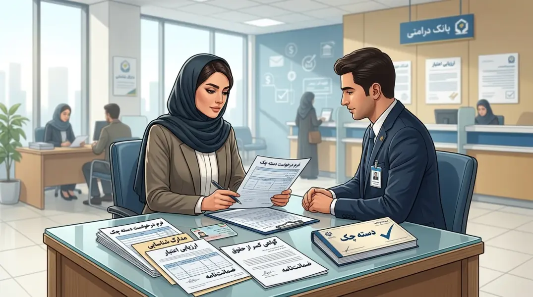 شرایط دریافت دسته چک برای خانم ها