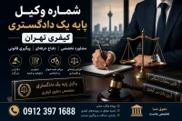 شماره وکیل پایه یک دادگستری کیفری تهران